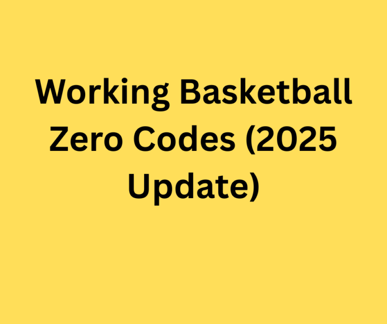 Basketball Zero Codes
